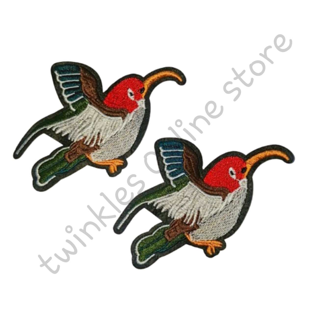 Embroidery birds