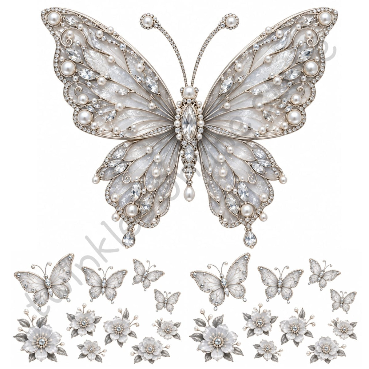 Butterfly stickers set