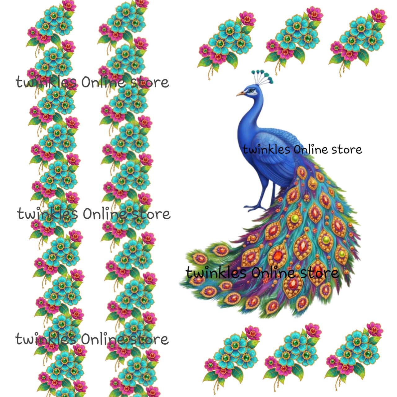 Peacock set