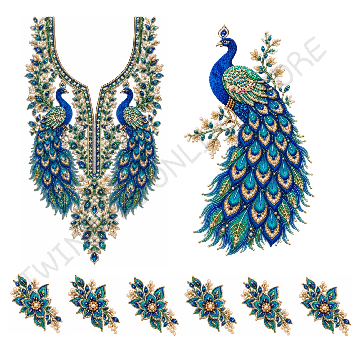 Peacock set