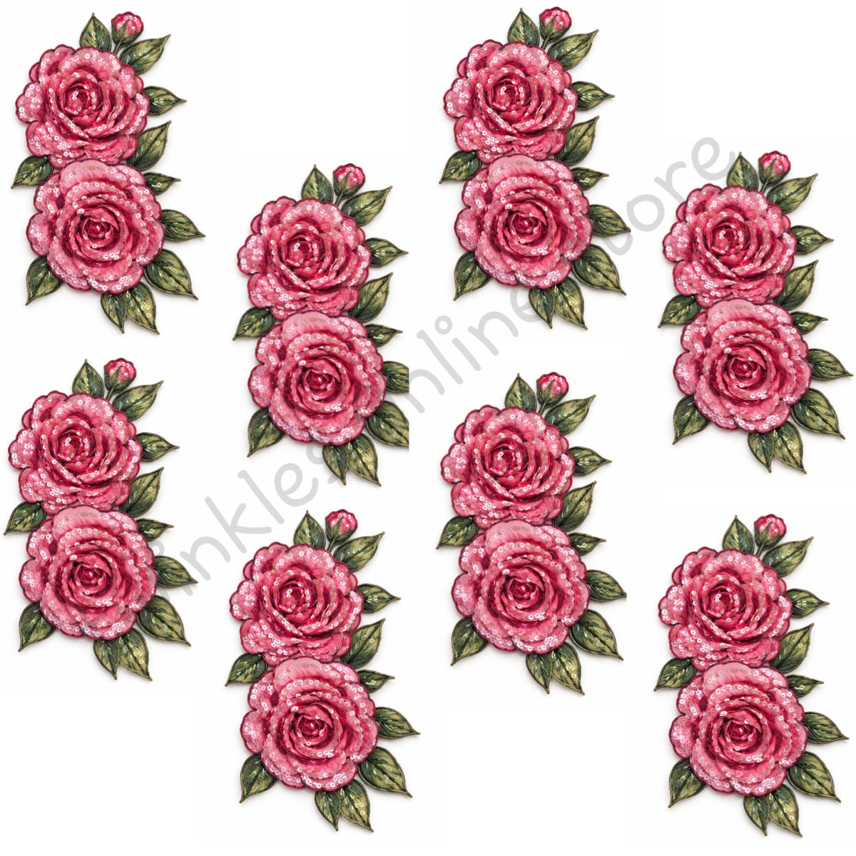 Sequenced Flowers Stickers Set