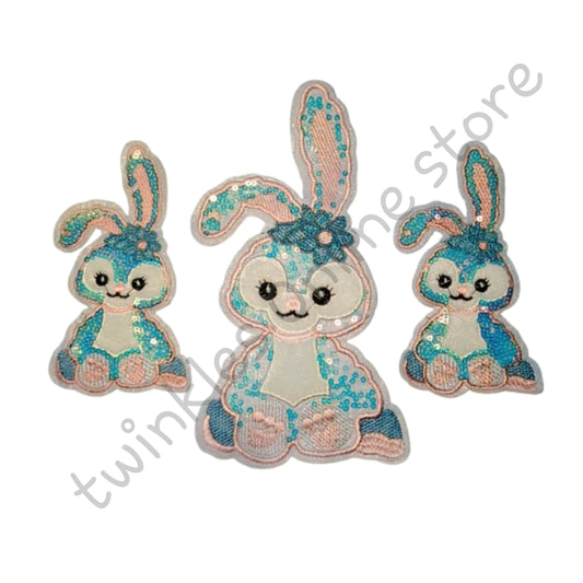 Deal of 3 sequenced fur Bunnies
