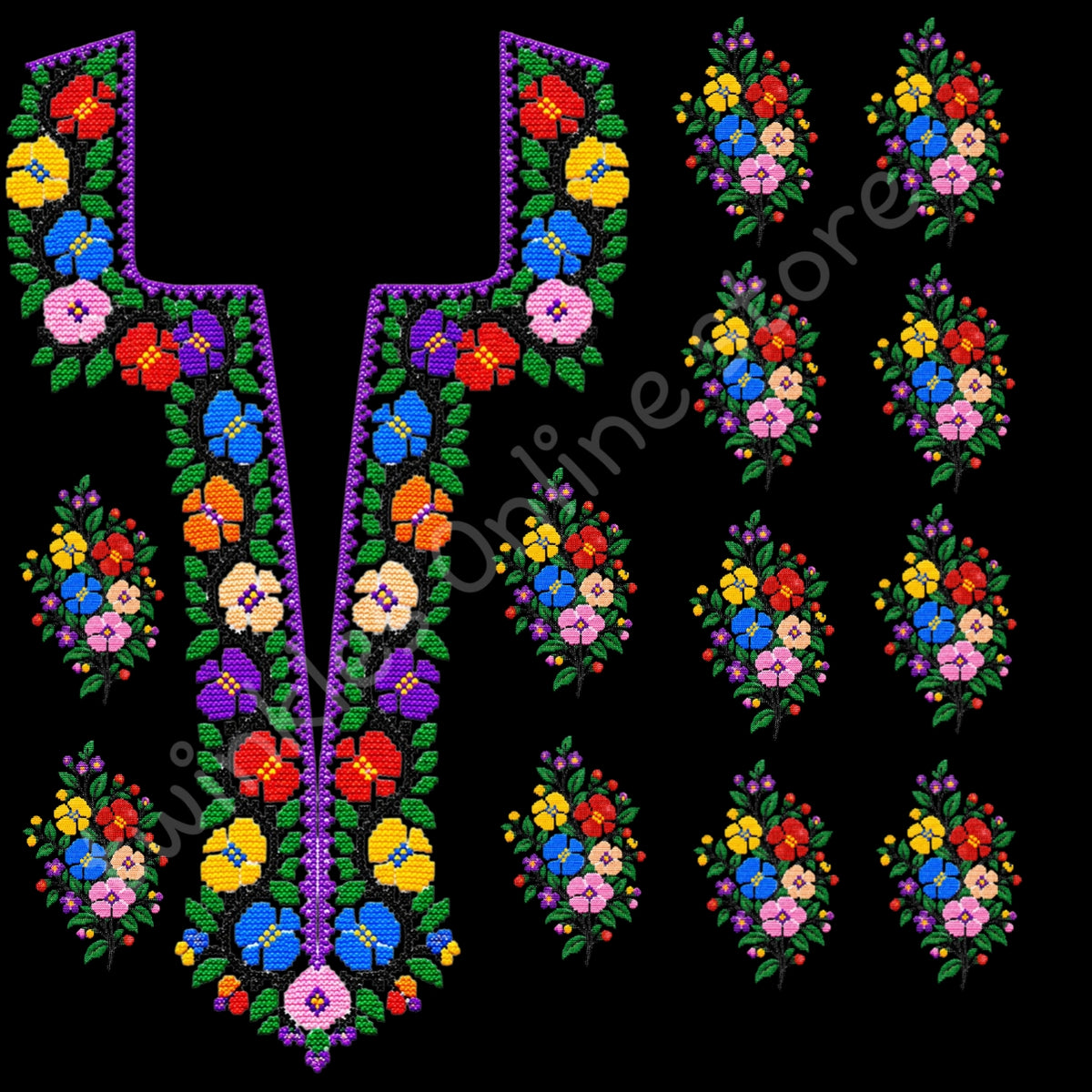 Ladies neckline