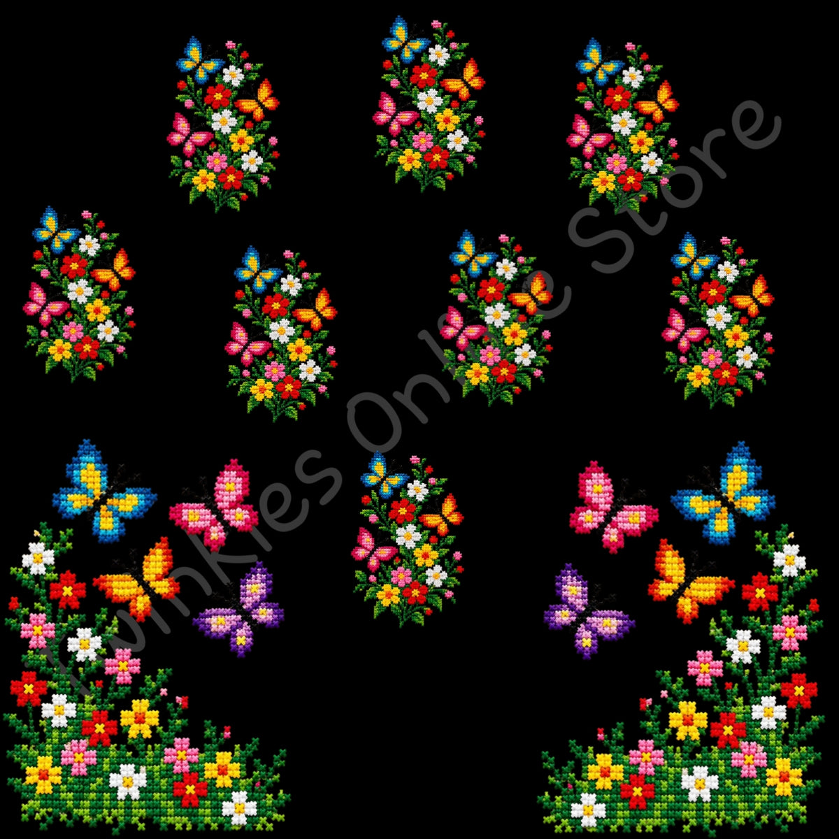 Cross stitch corners set