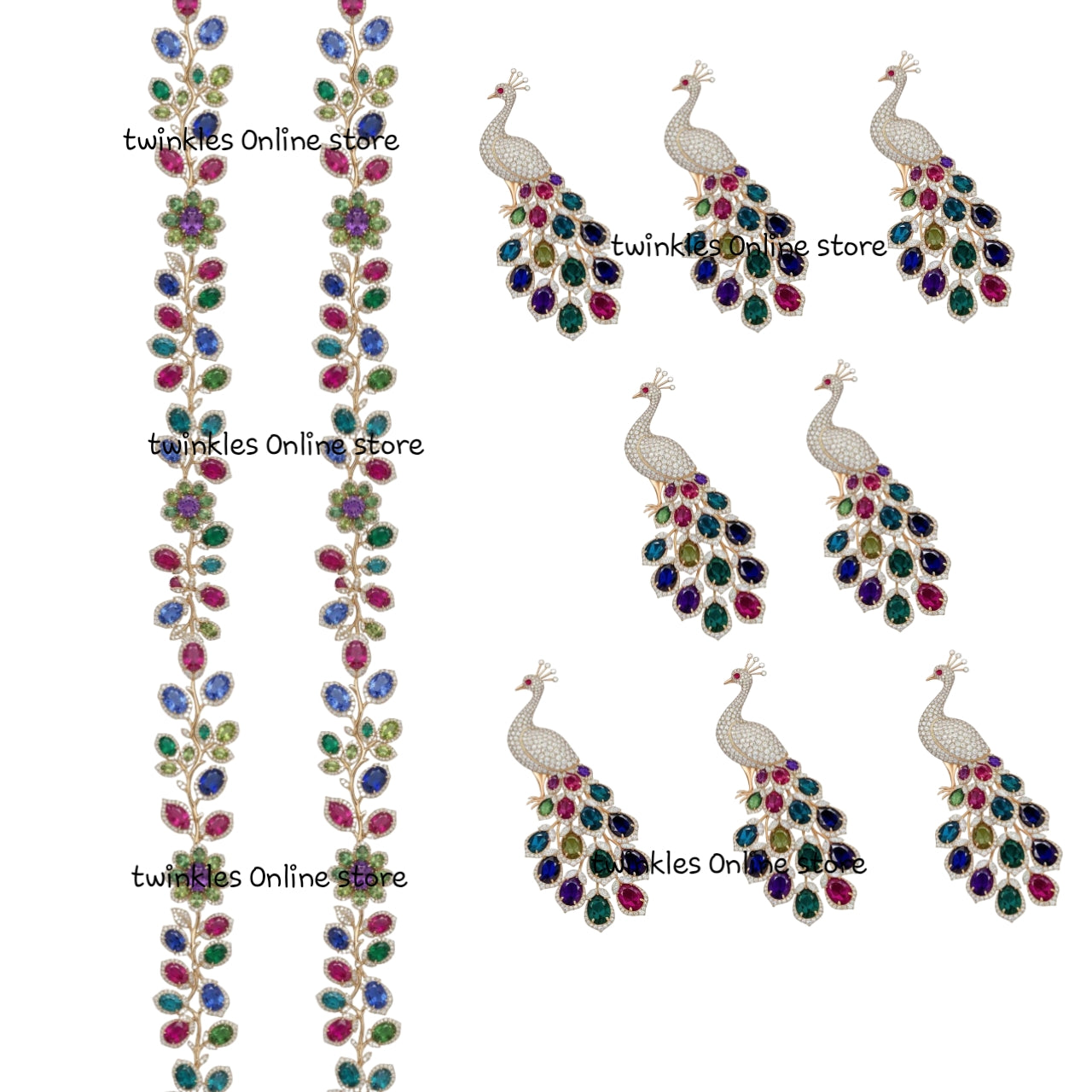 Stone look peacock deal