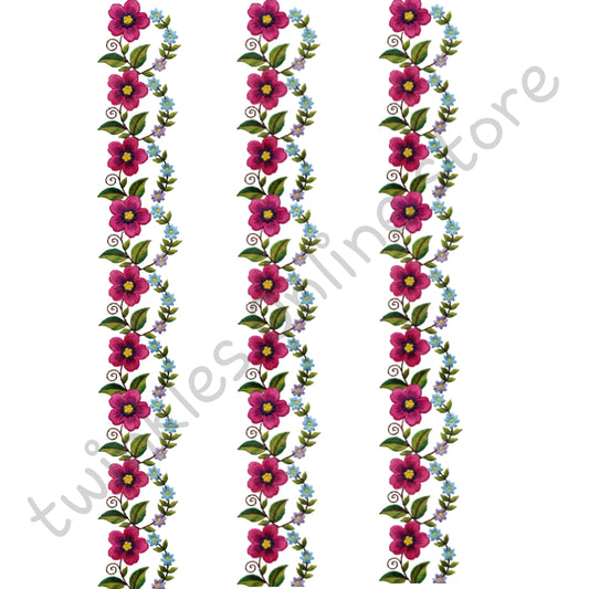Cute flowers strip