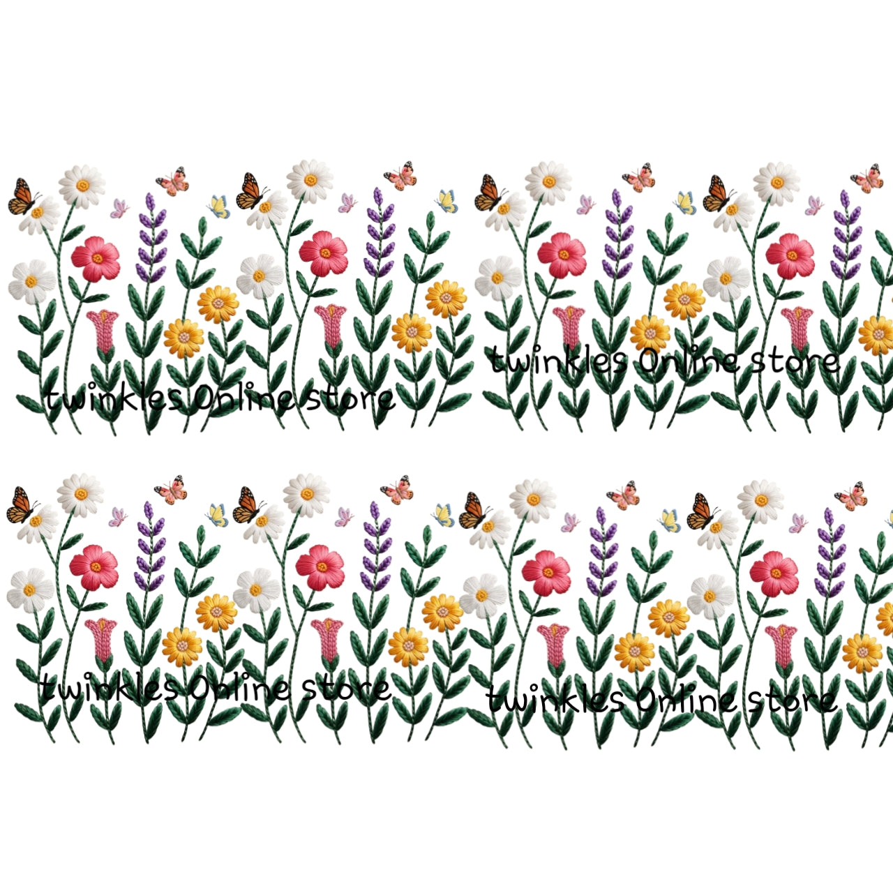 Flowers strip