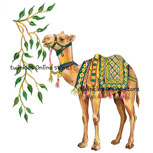 Camel with Tree sticker