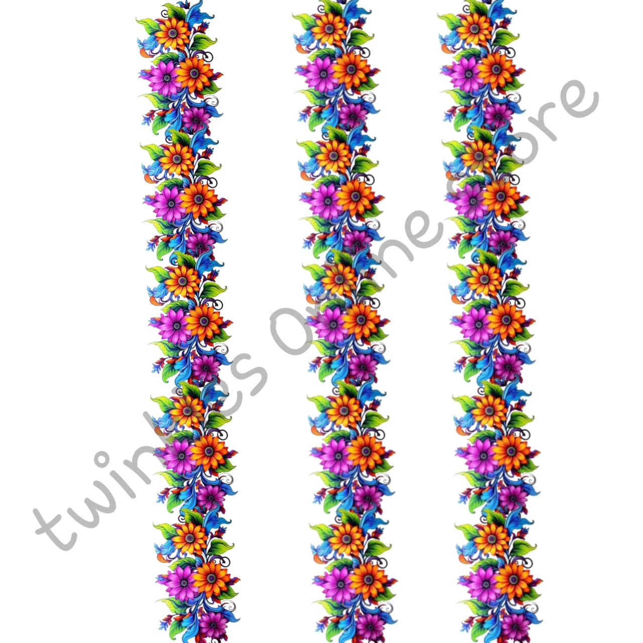Multi Flowers Strip