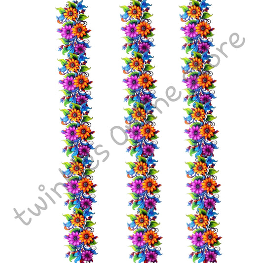 Multi Flowers Strip