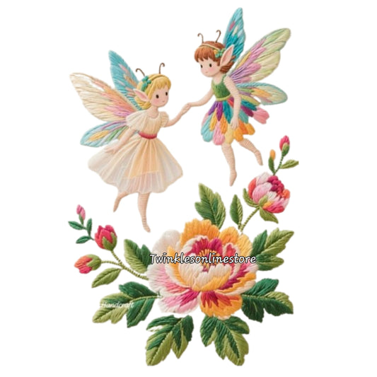 Fairy with flowers