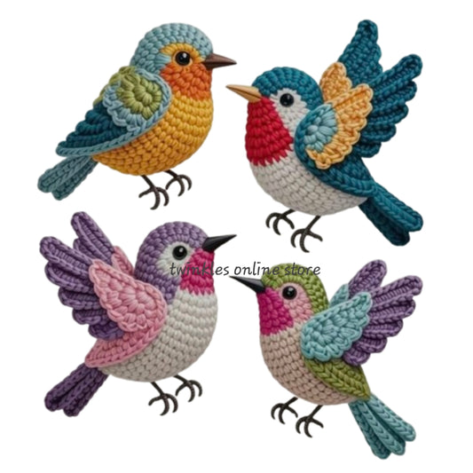 Crochet looking birds