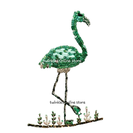 Handwork look flamingo
