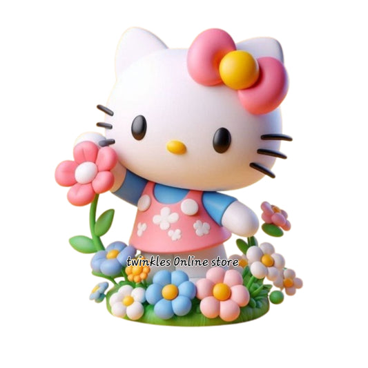 3d kitty Sticker