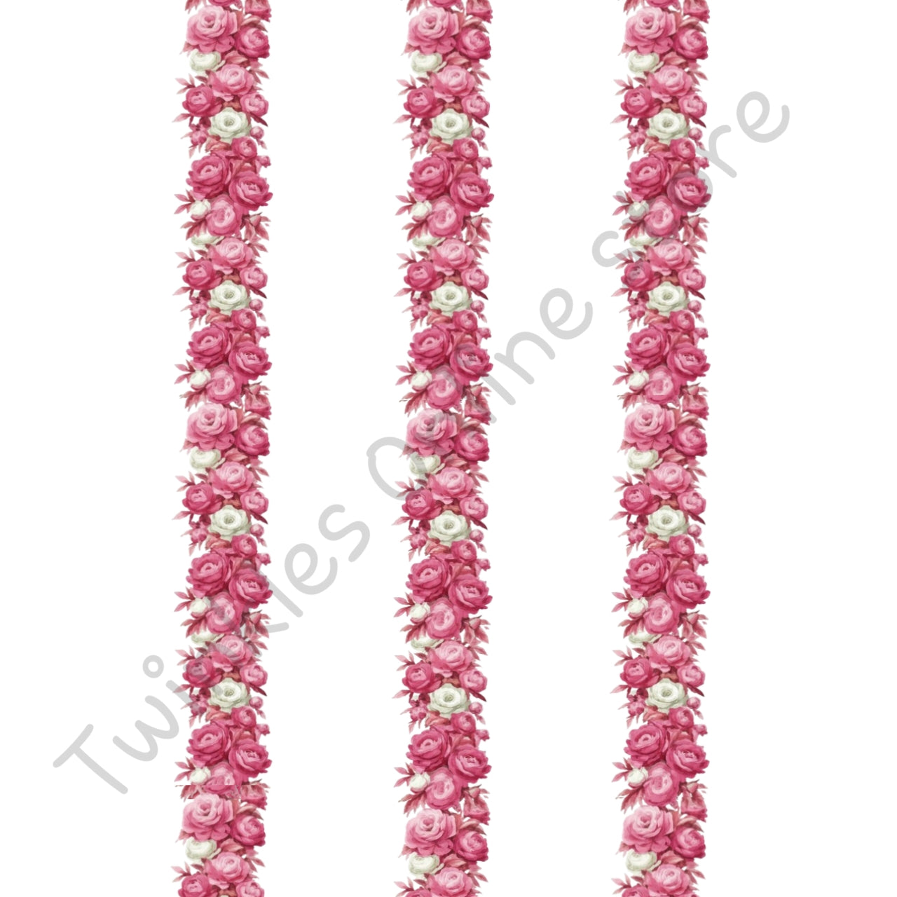 Pink Flowers Strip