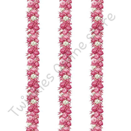 Pink Flowers Strip